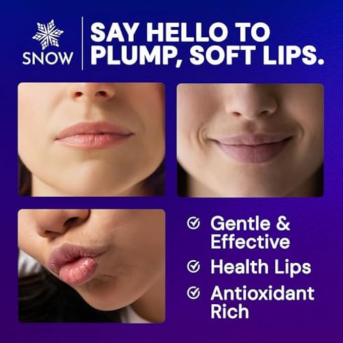 Snow REJUVENATING LIP TREATMENT WITH HYALURONIC ACID | DEEPLY HYDRATING LIP BALM FOR YOUTHFUL-LOOKING LIPS | MOISTURIZING LIP BALM FOR CHAPPED LIPS | NOURISHING LIP MOISTURIZER FOR SOFT & SUPPLE LIPS - Image 3
